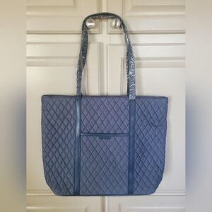 Vera Bradley Trimmed Vera Large Tote Bag